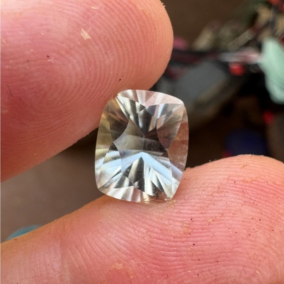 3.23ctw genuine custom  Cut Green Amethyst loose gemstone-new - Picture 1 of 15